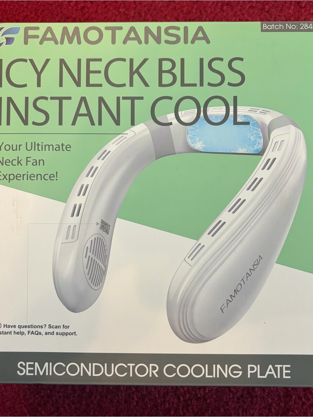 Famotansia Cooling Neck Fan